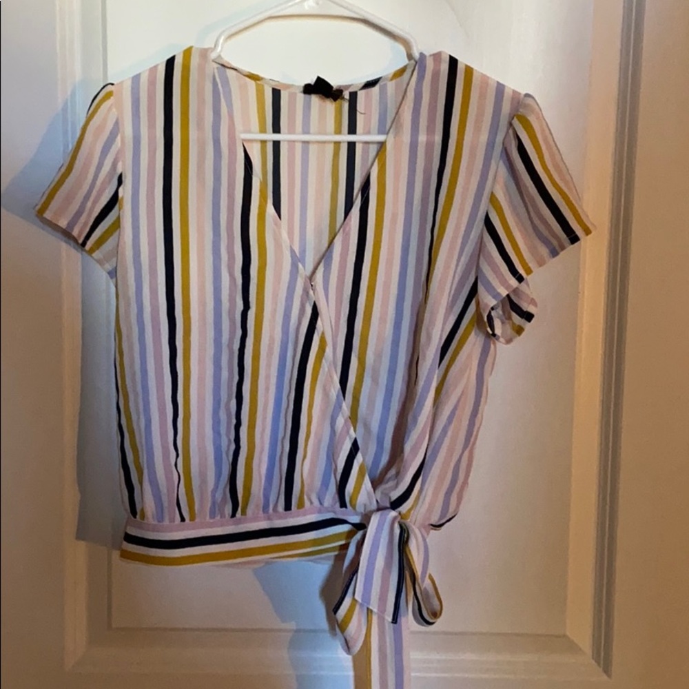 Side Tie Blouse